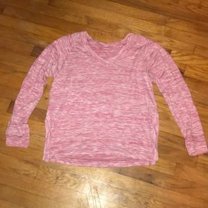 Pink long sleeve shirt